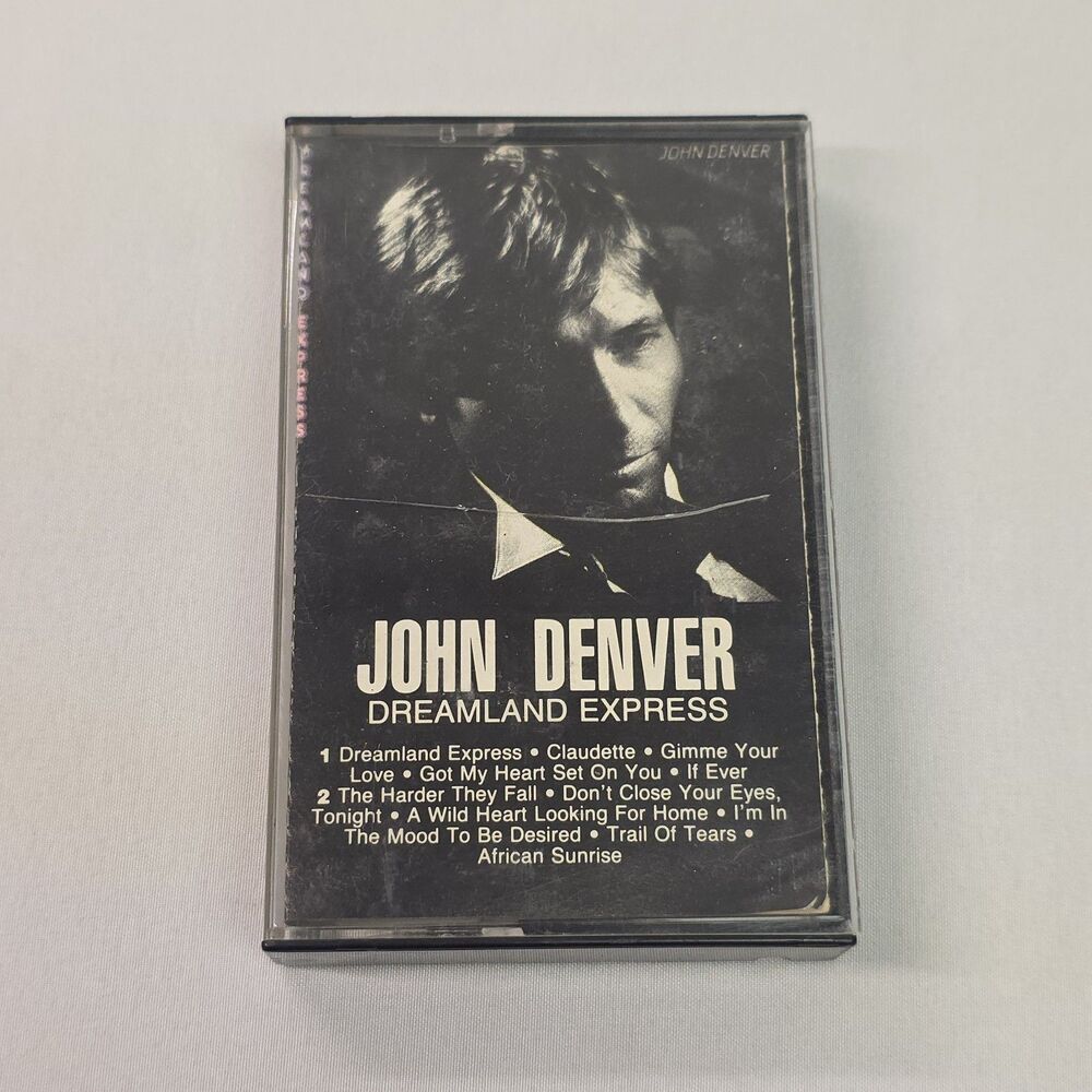 John Denver Dreamland Express 1985 Country Rock Cassette Vintage Music